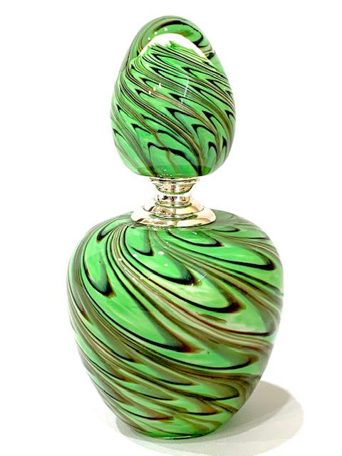 Gorgeous Dale Tiffany Studio Art Glass Perfume Bottle: Must See all Photos â€“ Comes in Original Box - Breathtaking