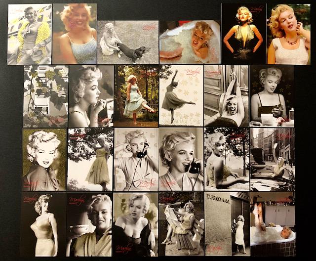 24 Rare MARILYN MONROE Family Archive Portrait Cards/B: Story Portrait Cards / From the Shaw Family Archives / Premium Card Stock / GROUP B
