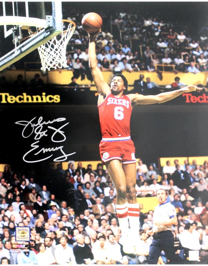 DR. J - Julius Erving 8 x 10 Autographed Photograph: This is a Facsimile Autographed Photograph - Measurements 8 x 10 â€“ NOT HAND SIGNED