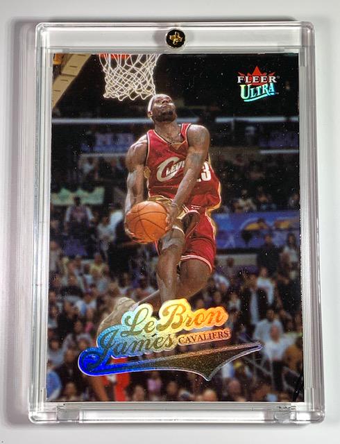 2004 Lebron James Fleer Ultra Rookie Year Basketball: Card in Beautiful Condition / Encased / Multiple Photos Posted