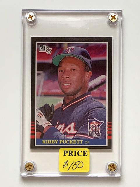 1985 Donruss KIRBY PUCKETT Rookie Baseball Card: Encased and in Beautiful Condition