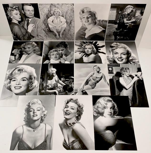 Lot of 15 Classic MARILYN MONROE Postcards/B: Unwatermarked - Beautiful Condition - Group B