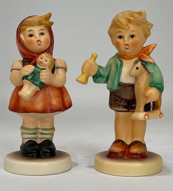 Lot of 2 Vintage MJ HUMMEL West Germany Figurines: Both in Excellent Condition