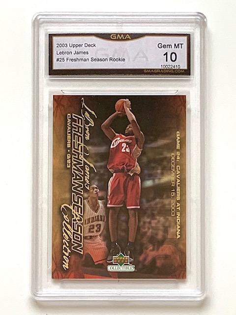 Gem 10 LEBRON JAMES 2003 Rookie Basketball Card (1 of 2)