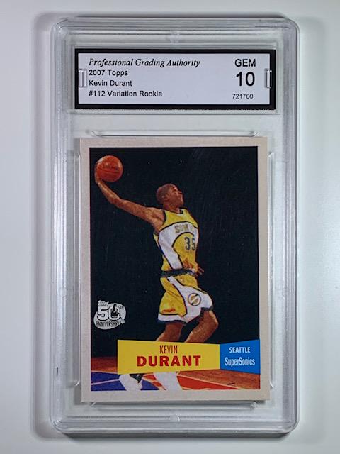 Gem Mint 10 Kevin Durant Rookie Basketball Card (1 of 1)