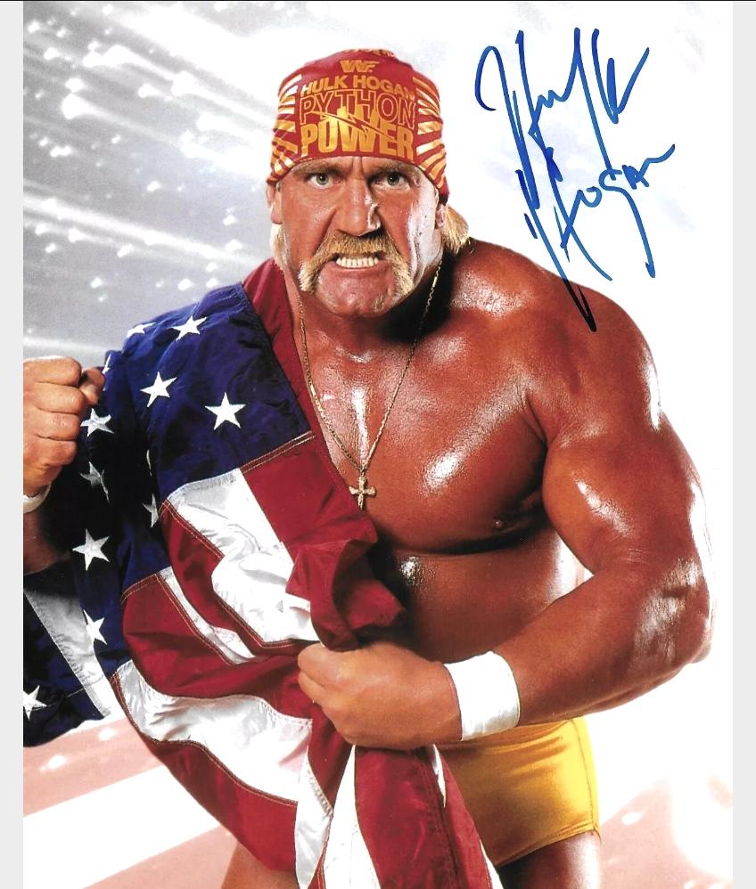 HULK HOGAN 8 x 10 Autographed Photograph (1 of 1)