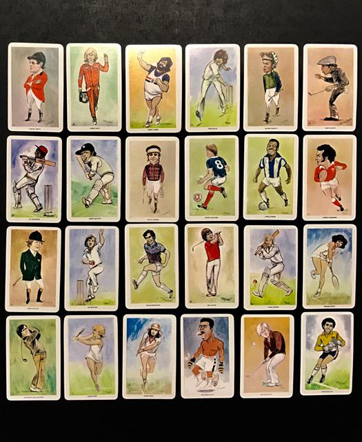 24 Rare Tobacco Cards Worldwide Sports Superstars A (1 of 1)