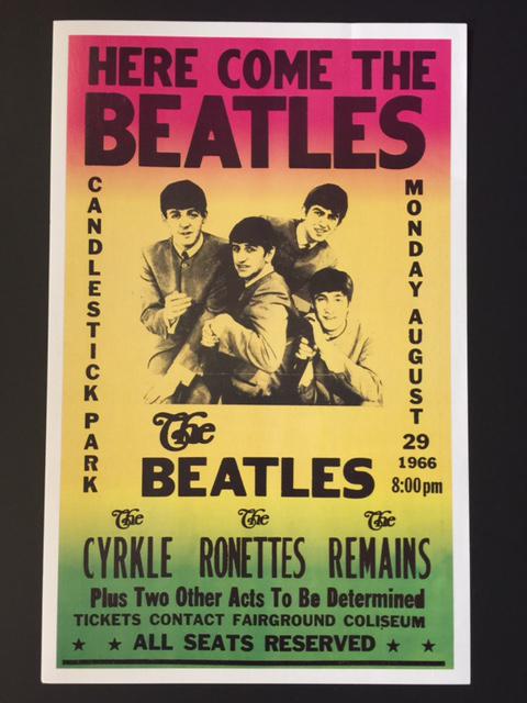 1966 The BEATLES Candlestick Park Concert Poster (1 of 1)