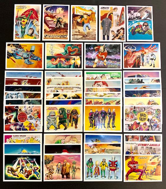 45 Rare JACK KIRBY Unpublished Archive Comic Book Cards (1 of 2)