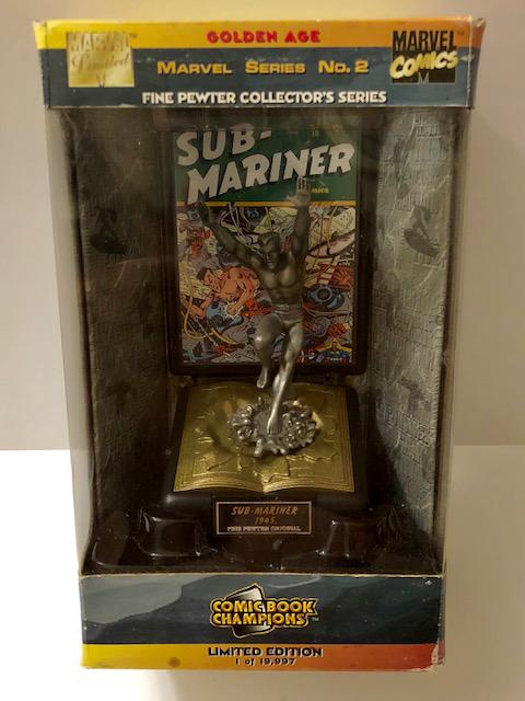 Marvel Comics LTD. Edition SUB-MARINER Pewter Figurine (1 of 2)