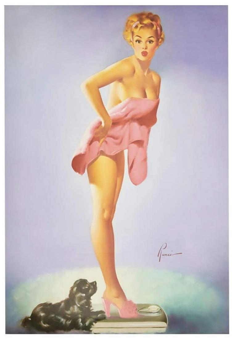 13 x 19 Risque Vintage Inspired Pin Up Girl Poster: Beautiful Condition â€“ Will ship in a Mailing Tube