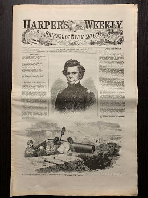 May 1862 Civil War Harpers Weekly Newspaper (1 of 4)