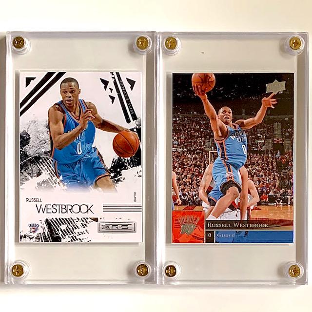 Lot of 2 Russell Westbrook Rookie Basketball Cards (1 of 1)