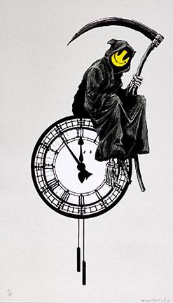 BANKSY Grim Reaper Famous Graffiti Street Art Print (1 of 1)