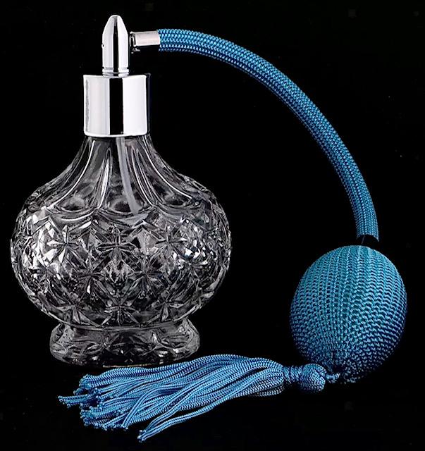 Beautiful French Crystal Atomizer Perfume Bottle (1 of 2)