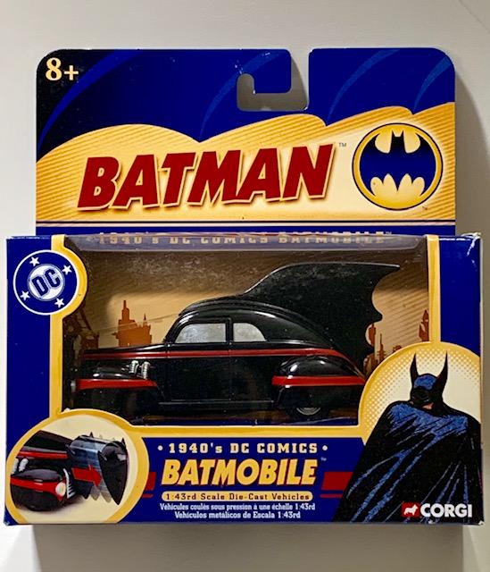 Rare 1940s CORGI Toys Die-Cast BATMAN Batmobile Car (1 of 1)