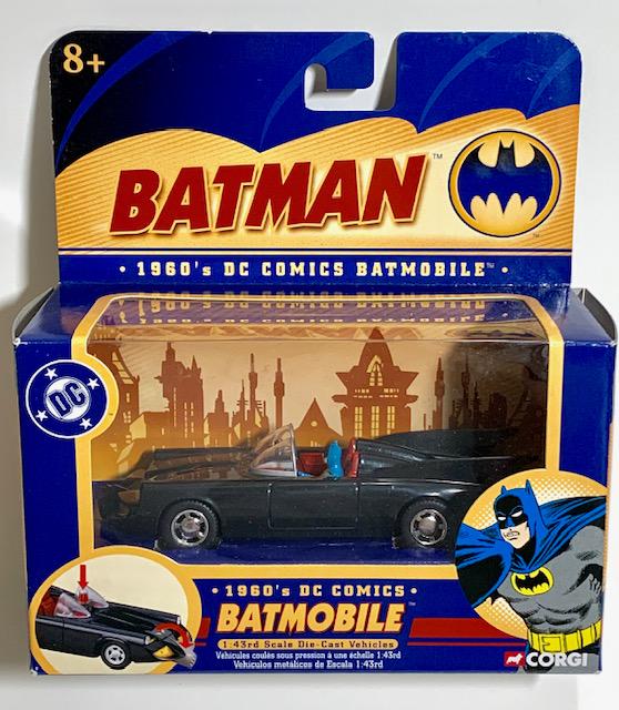 Classic 1960s CORGI Toys Die-Cast BATMAN Batmobile Car (1 of 1)