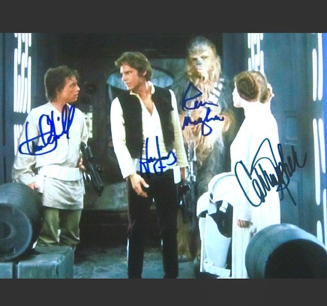STAR WARS Cast Autographed 8 x 10 Photograph (1 of 1)