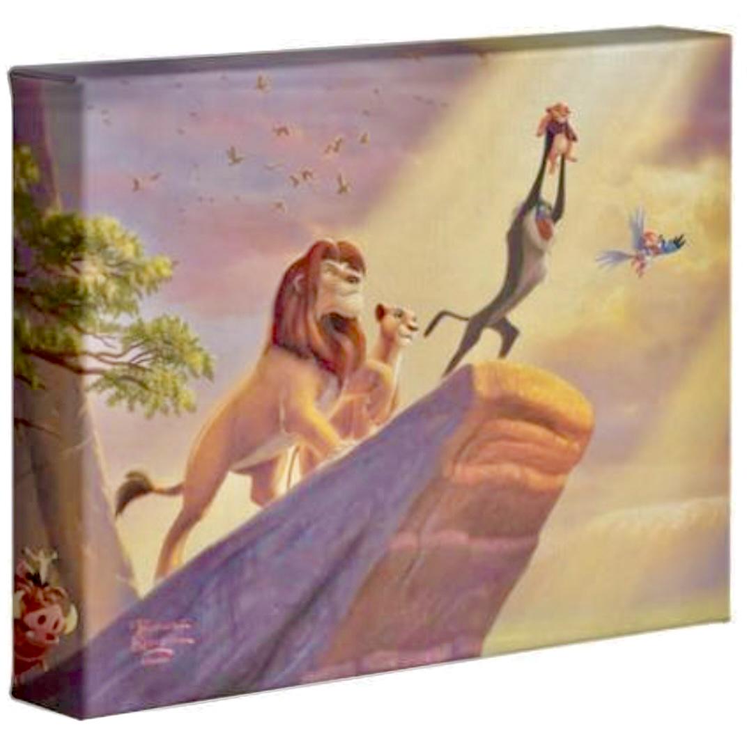 Thomas Kinkade Walt Disney LION KING Canvas Art COA (1 of 2)