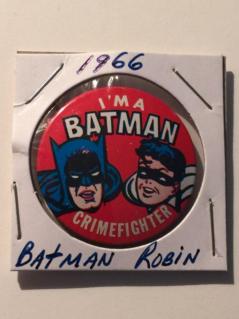 Original 1966 BATMAN Club Crimefighter Pinback Button (1 of 1)