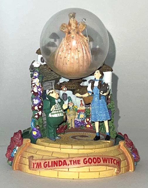Rare WIZARD of OZ Themed Figural Music Box w/Glass Dome (1 of 6)