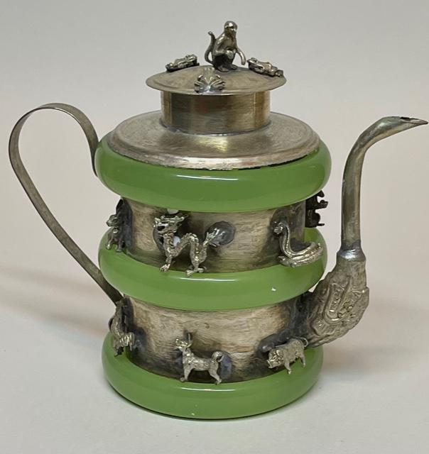 Old Hallmark/Handmade Chinese Folk Art Zodiac Teapot (1 of 7)