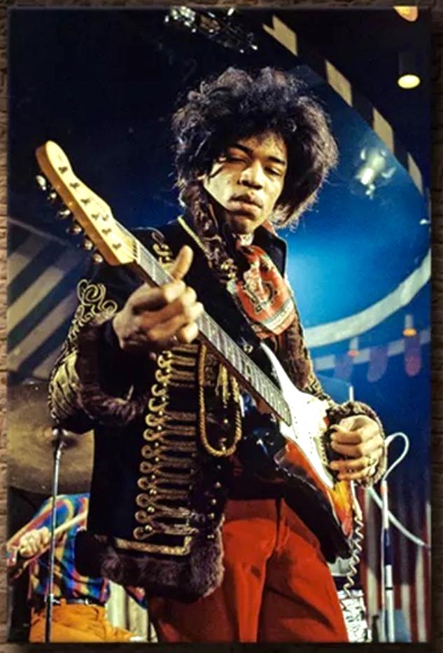 Awesome JIMI HENDRIX Art on Canvas 16 x 20 (1 of 1)