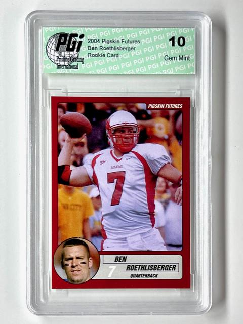 1 st  Gem 10 Big Ben Roethlisberger Rookie Football (1 of 1)