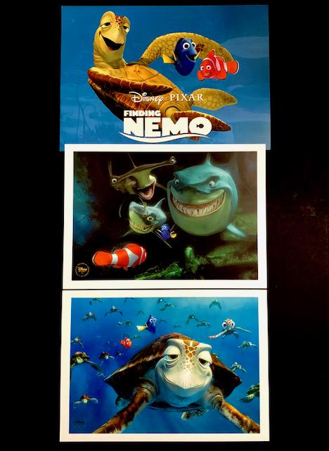 2 Original Disney FINDING NEMO Movie Lithographs (1 of 1)