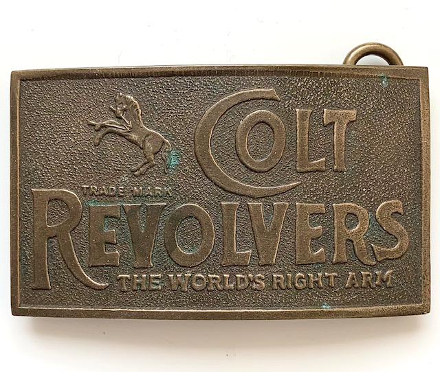 TIFFANY & Co Embossed Samuel COLT Firearms Belt Buckle (1 of 3)