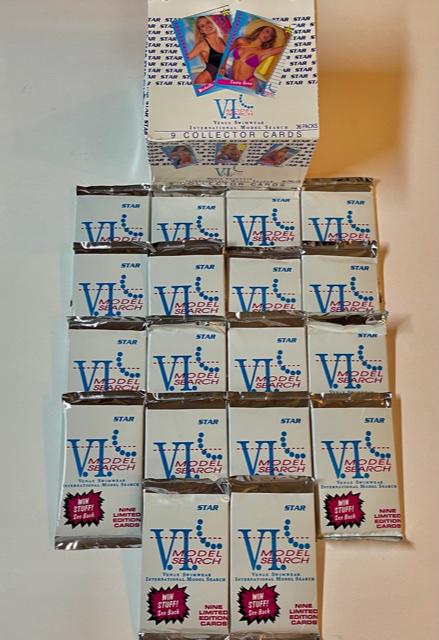 18 Packs of Risque Venus Swimwear Model Trading Cards: 18 Limited Edition Sealed Packs of Risque Swimwear Model Trading Cards