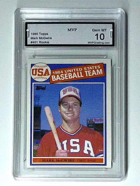 1 st  Ever Gem 10 1985 MARK McGWIRE Rookie Baseball (1 of 3)