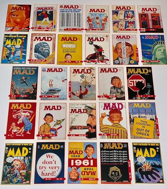 27 Original MAD Magazine Cover Rare Issue Trading Cards (1 of 1)