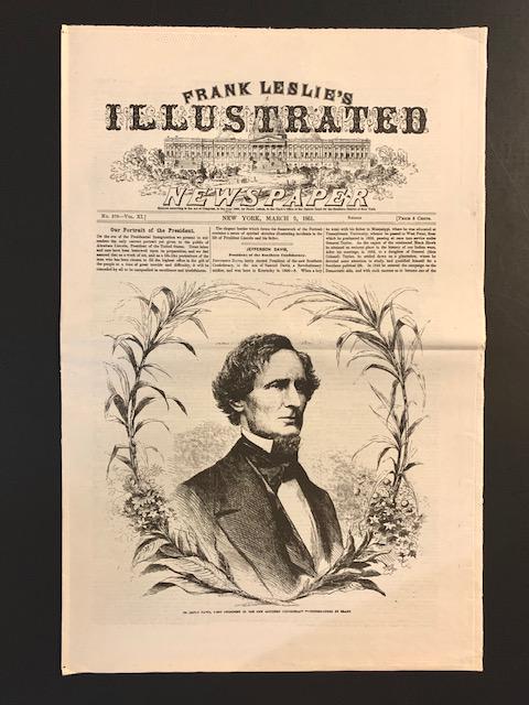 1861 Civil War/Abraham Lincoln Inauguration Newspaper (1 of 5)