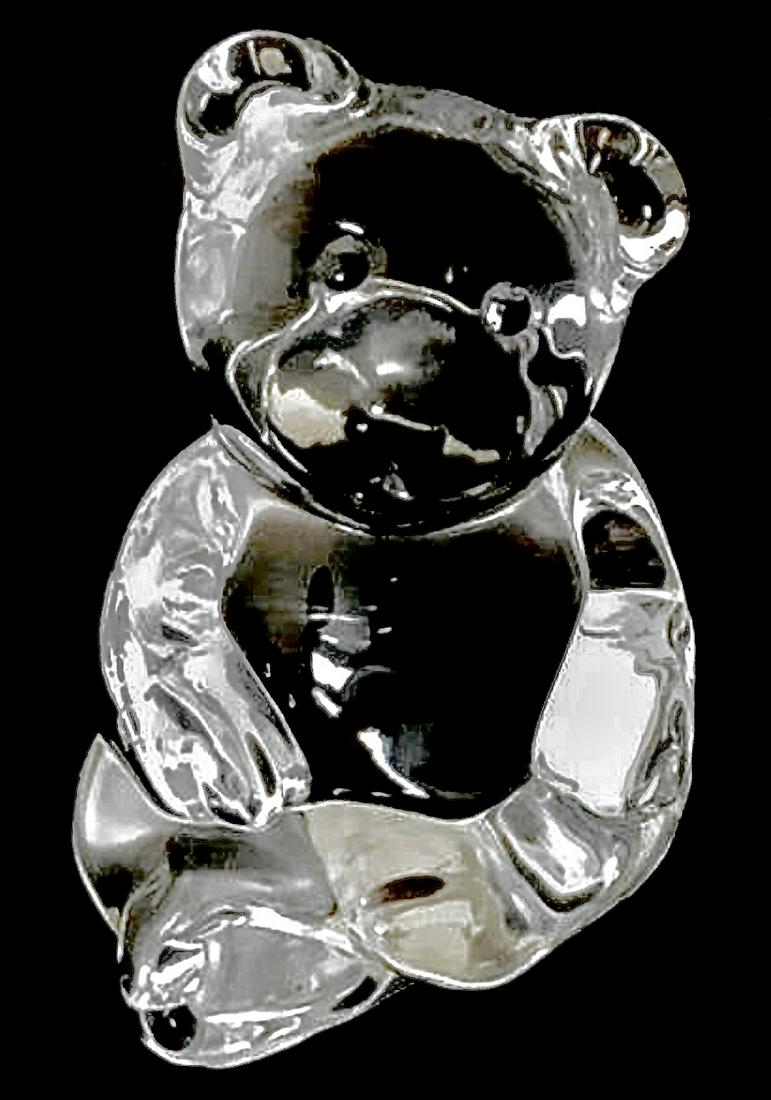 Vintage Princess House German Lead Crystal BEAR CUB (1 of 4)