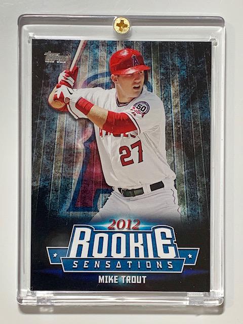 MIKE TROUT Topps Rookie Sensations Baseball Card (1 of 1)