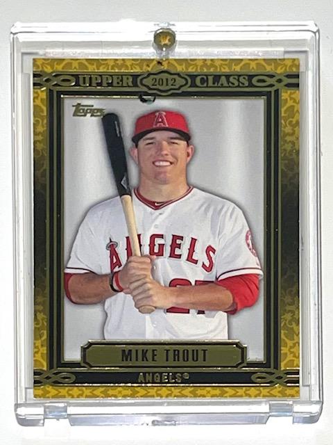 TOPPS 2012 MIKE TROUT Rookie Upper Class Baseball Card (1 of 2)