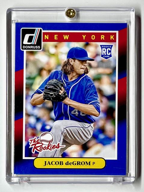 2014 Donruss Jacob DeGrom Rookie Baseball Card (1 of 2)