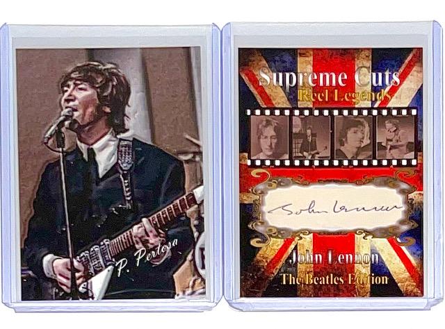 RARE Lot of 2 The Beatles JOHN LENNON Trading Cards (1 of 2)