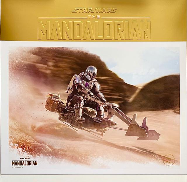 Star Wars The MANDALORIAN Limited Edition Lithograph (1 of 1)
