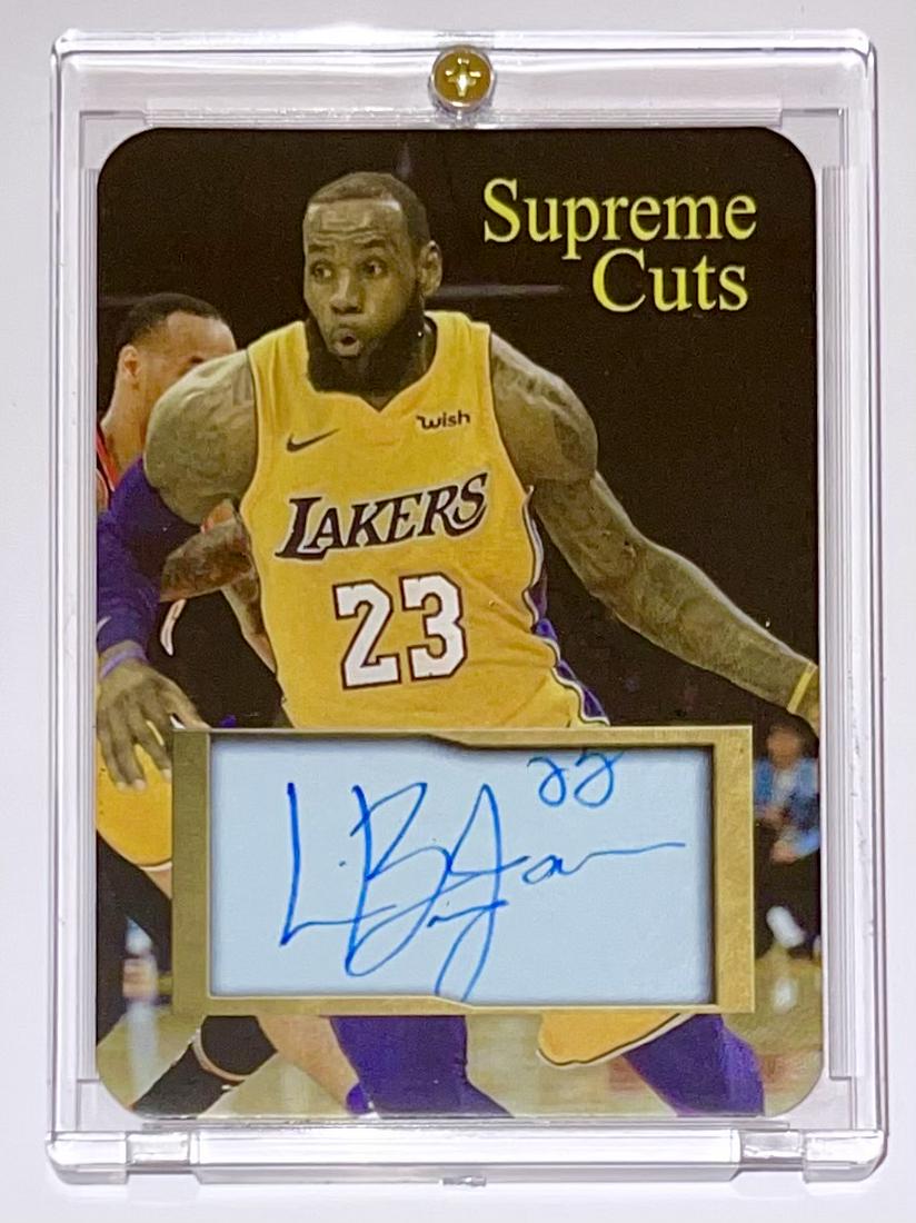 LEBRON JAMES Pre-Production Sample Basketball Card (1 of 2)