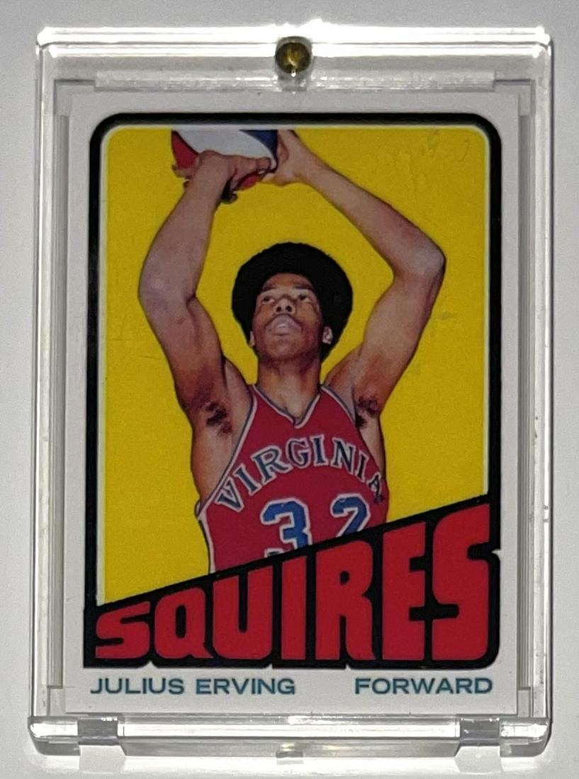 1970 Topps Julius Dr J Erving Rookie RP Basketball Card (1 of 2)