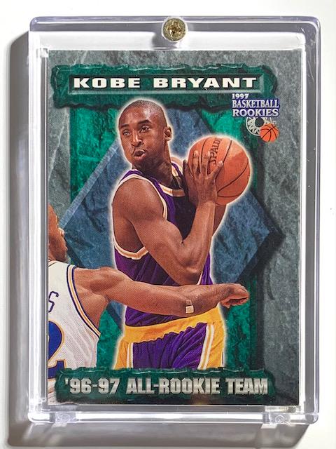 1996-97 KOBE BRYANT All NBA Team Rookie Basketball Card: 1996-1997 Scoreboard All Rookie Team / Beautiful Condition / Encased / Multiple Photos Posted