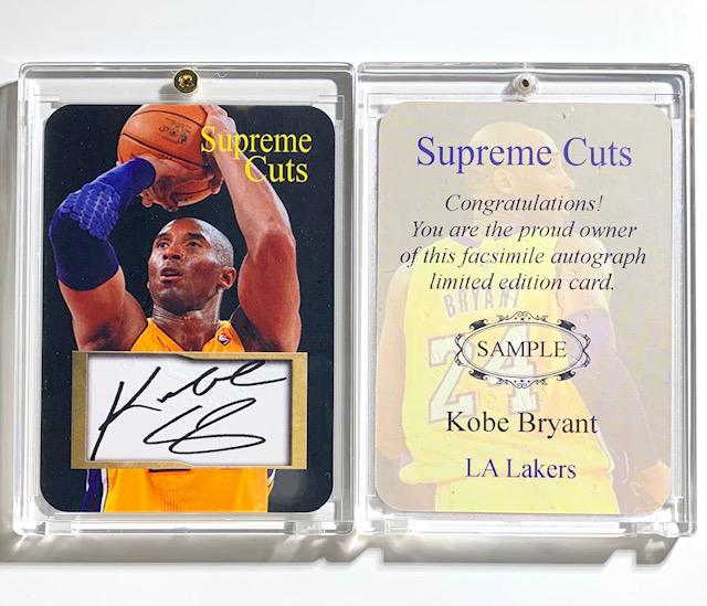 KOBE BRYANT Pre-Production Sample Basketball Card (1 of 1)
