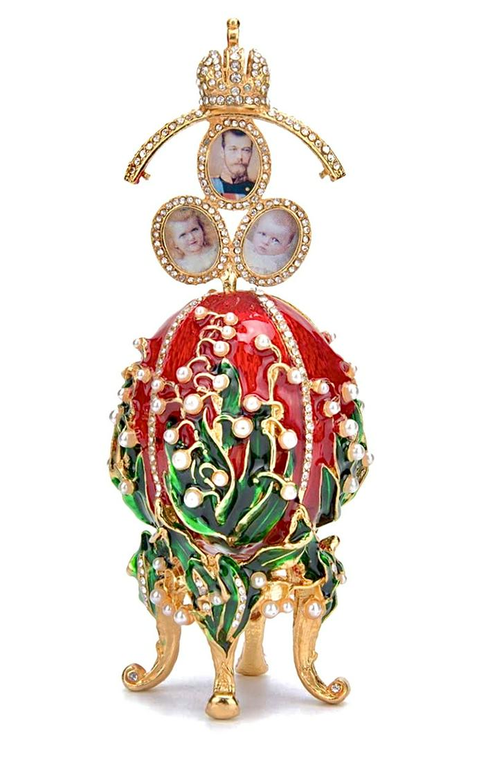 FABEREGE Royal Russian TSAR Multi Portrait Egg (1 of 3)
