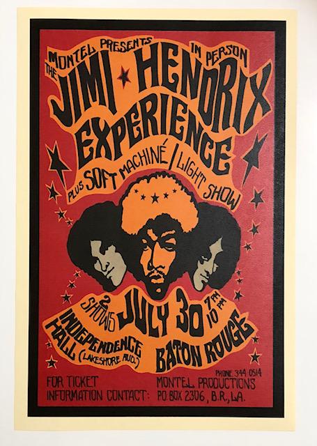 The JIMI HENDRIX Experience Concert Poster (1 of 1)