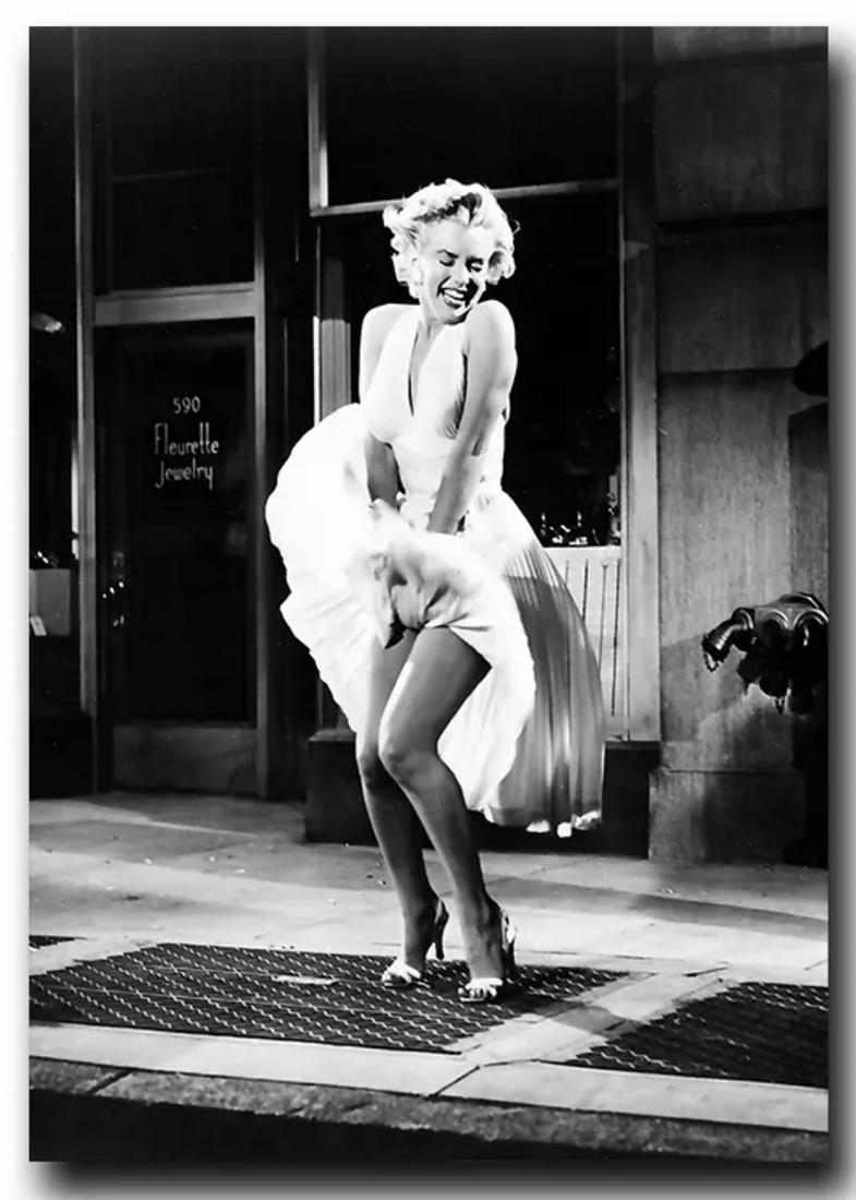 Iconic MARILYN MONROE Canvas Art Print 12 x 18 (1 of 1)