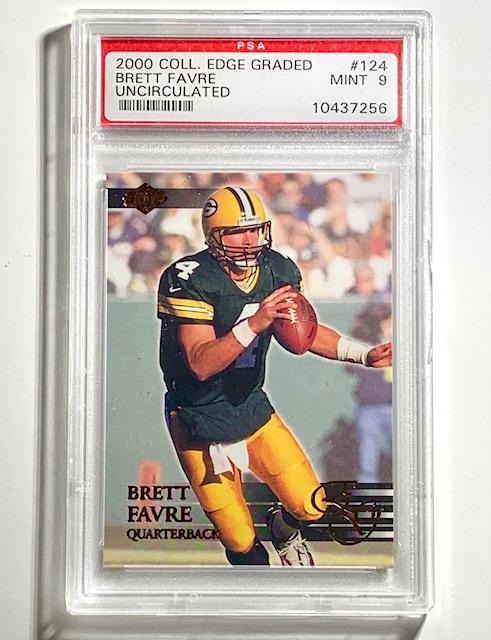 Rare Uncirculated PSA Mint 9 BRETT FAVRE Football Card (1 of 1)