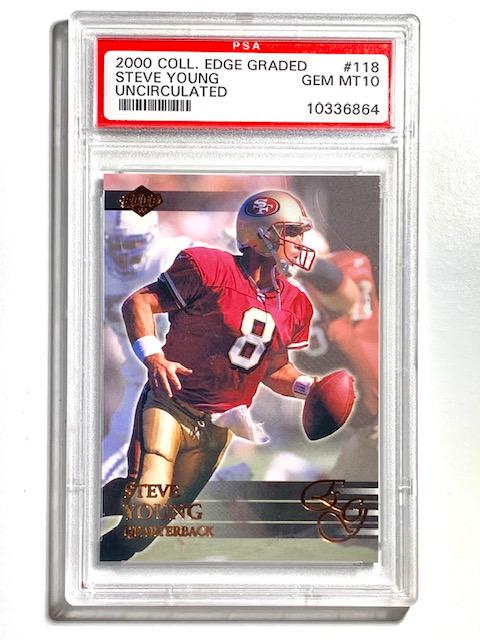 Rare Uncirculated PSA Gem 10 STEVE YOUNG Football Card (1 of 1)