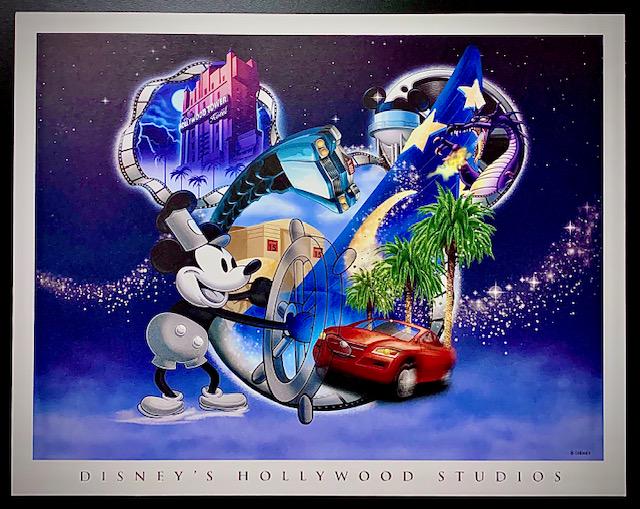 Walt Disney HOLLYWOOD STUDIOS Artist Approve Lithograph (1 of 1)